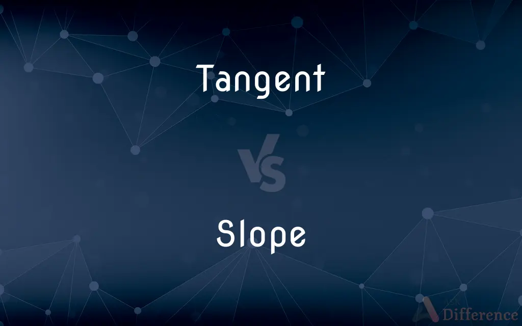 Tangent vs. Slope — What's the Difference?