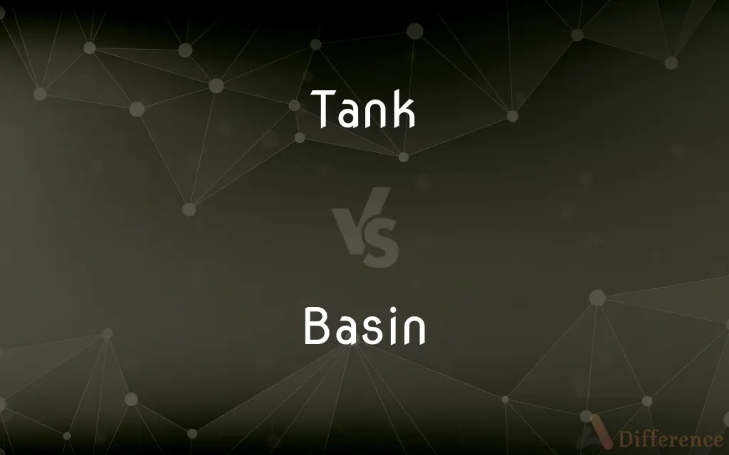 Tank vs. Basin — What's the Difference?