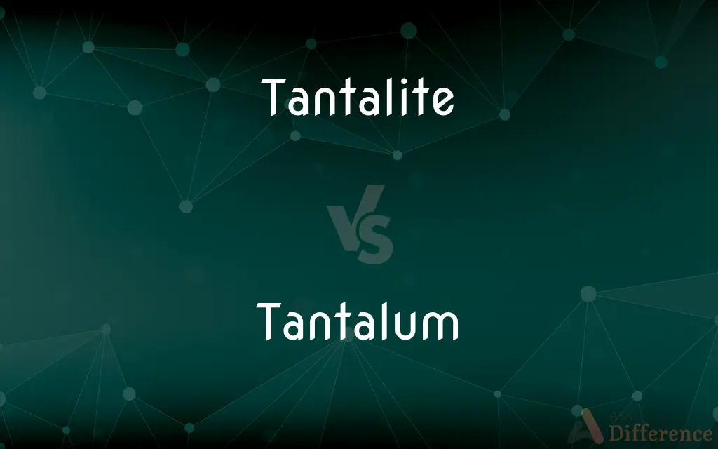 Tantalite vs. Tantalum — What's the Difference?