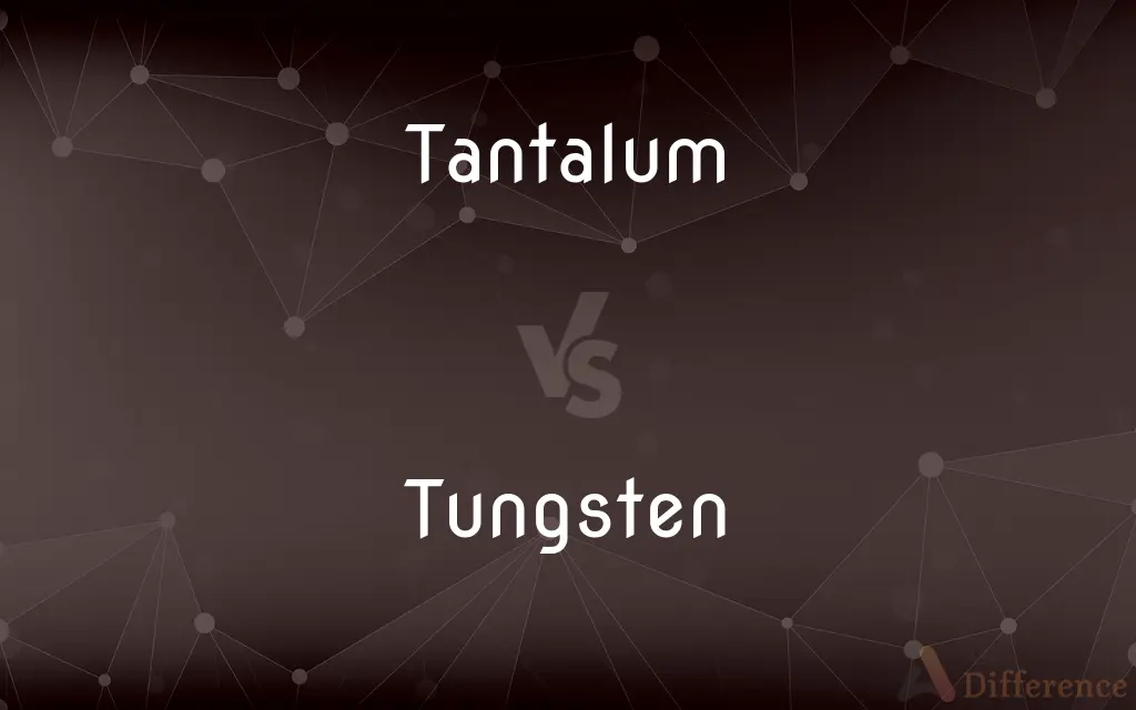 Tantalum vs. Tungsten — What's the Difference?