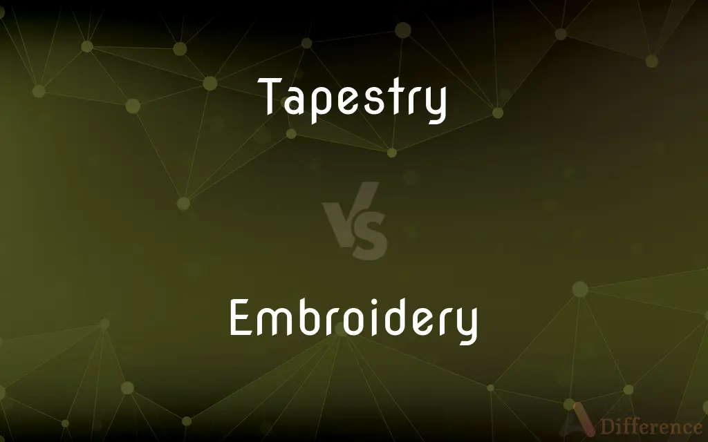 Tapestry vs. Embroidery — What's the Difference?