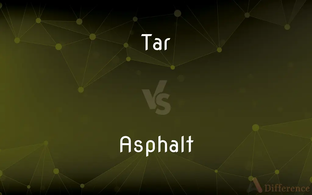 Tar vs. Asphalt — What's the Difference?