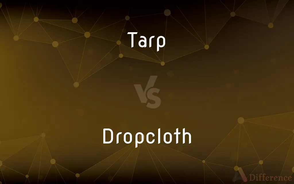 Tarp vs. Dropcloth — What's the Difference?