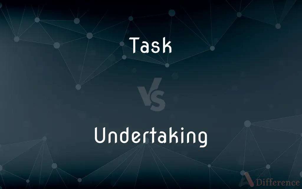Task vs. Undertaking — What's the Difference?