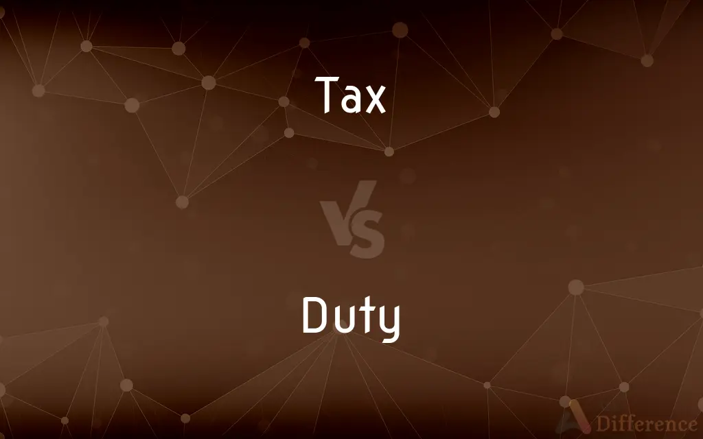 Tax vs. Duty — What's the Difference?
