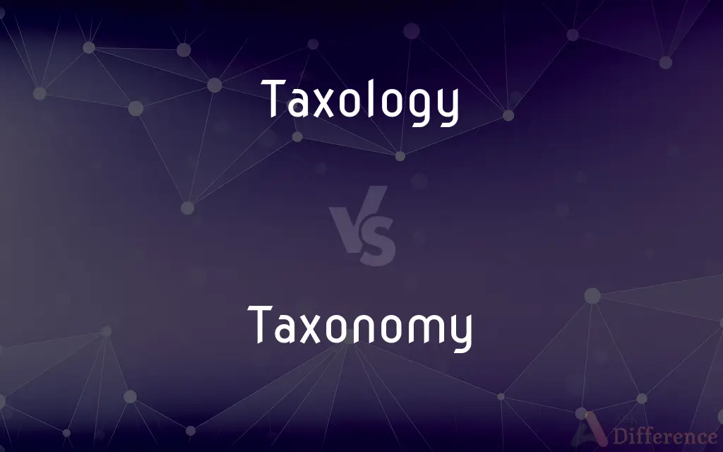 Taxology vs. Taxonomy — Which is Correct Spelling?