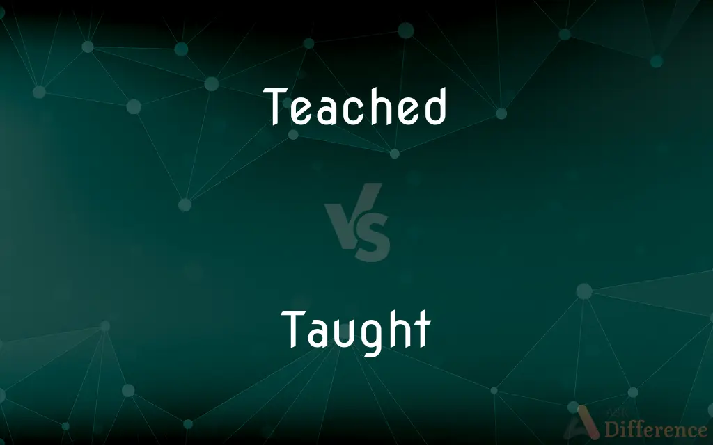 Teached vs. Taught — Which is Correct Spelling?