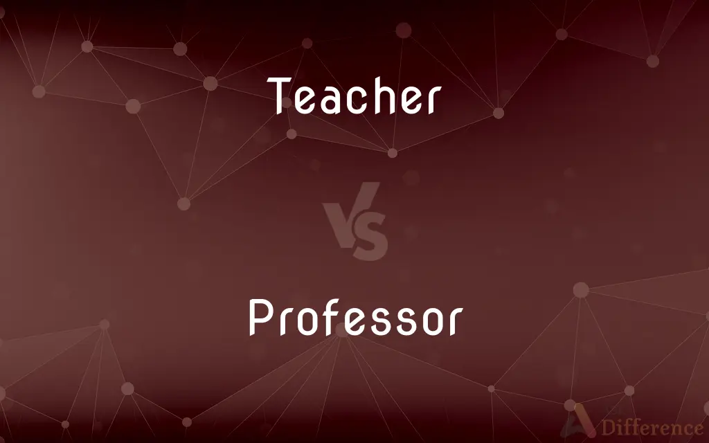 Teacher vs. Professor — What's the Difference?