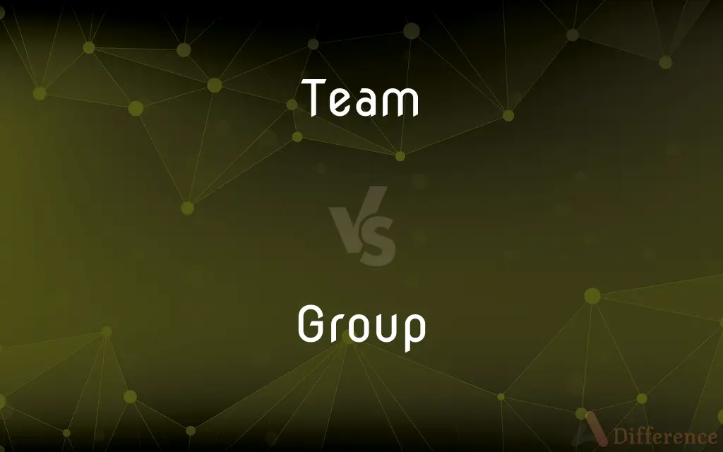 Team vs. Group — What's the Difference?
