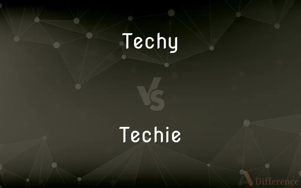 Techy vs. Techie — What's the Difference?
