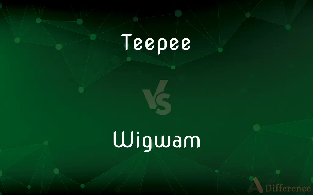 Teepee vs. Wigwam — What's the Difference?