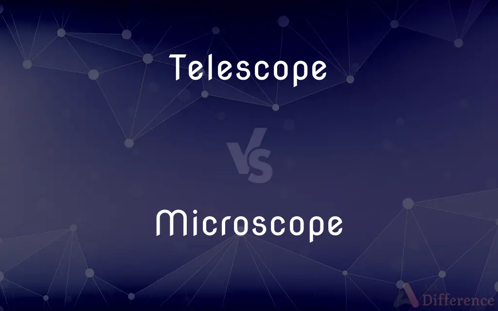 Telescope vs. Microscope — What's the Difference?