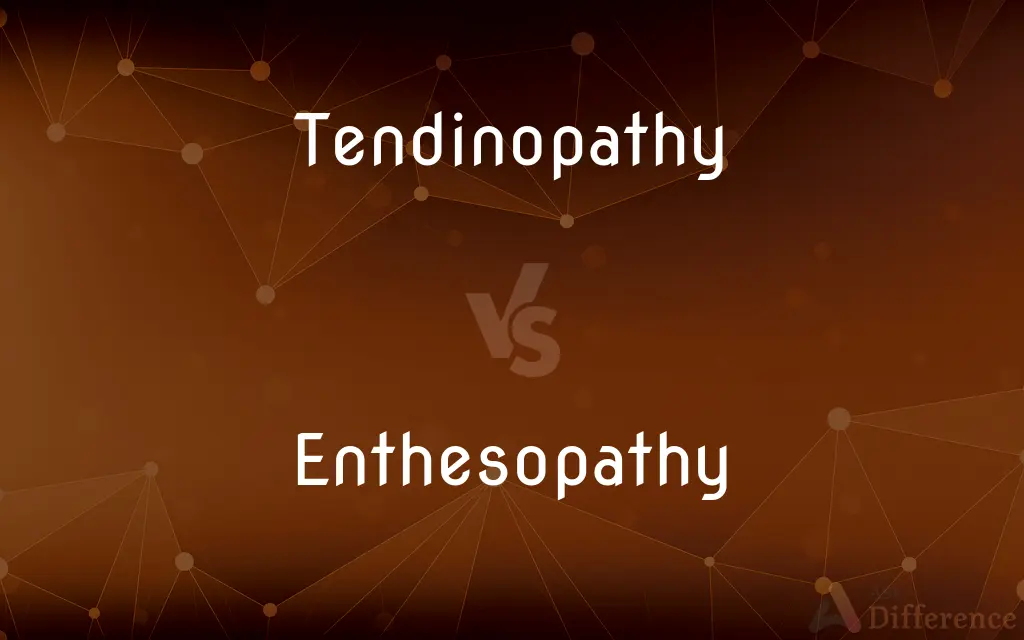 Tendinopathy vs. Enthesopathy — What's the Difference?