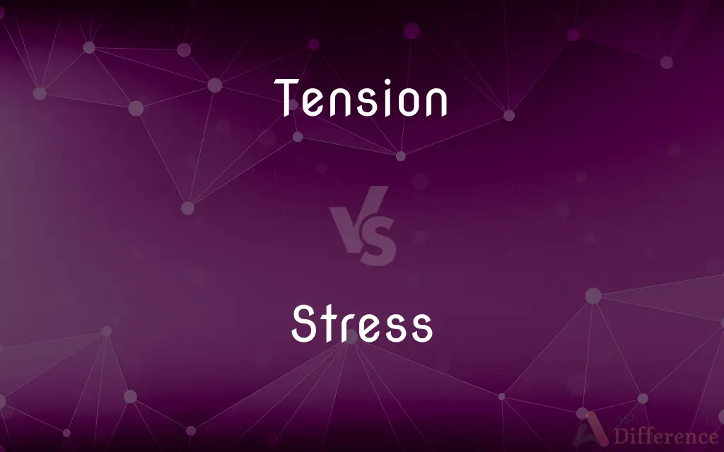 Tension vs. Stress — What's the Difference?
