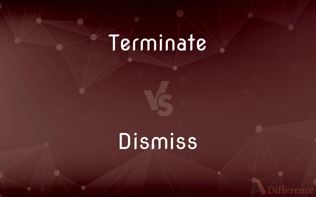 Terminate vs. Dismiss — What's the Difference?