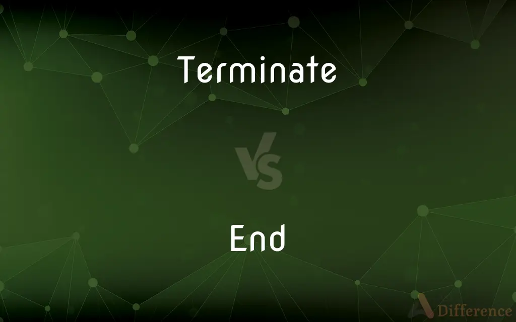 Terminate vs. End — What's the Difference?
