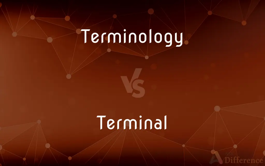 Terminology vs. Terminal — What's the Difference?