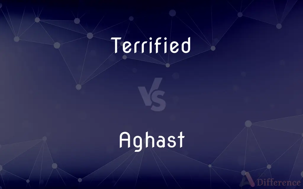 Terrified vs. Aghast — What's the Difference?