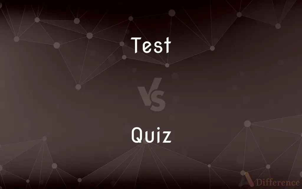 Test vs. Quiz — What's the Difference?