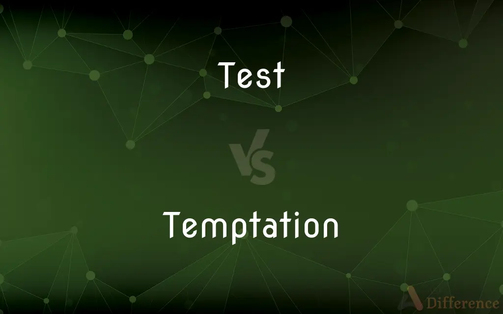Test vs. Temptation — What's the Difference?