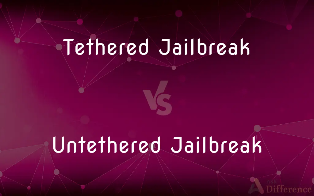Tethered Jailbreak vs. Untethered Jailbreak — What's the Difference?