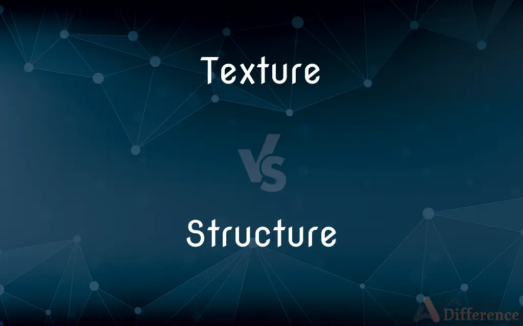 Texture vs. Structure — What's the Difference?