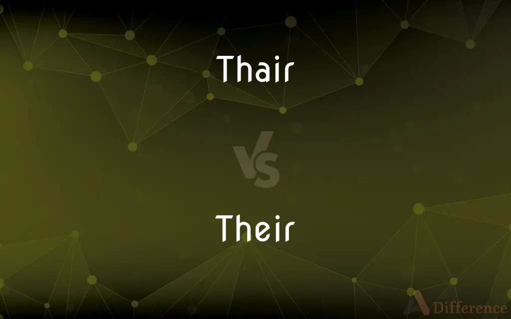 Thair vs. Their — What's the Difference?