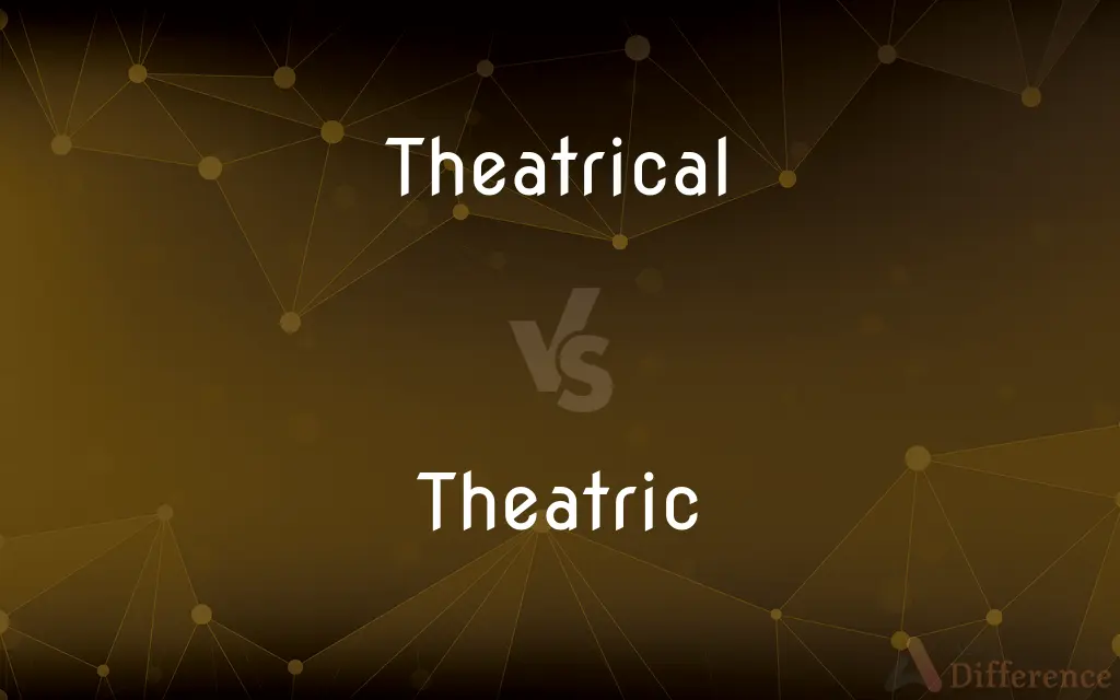 Theatrical vs. Theatric — What's the Difference?