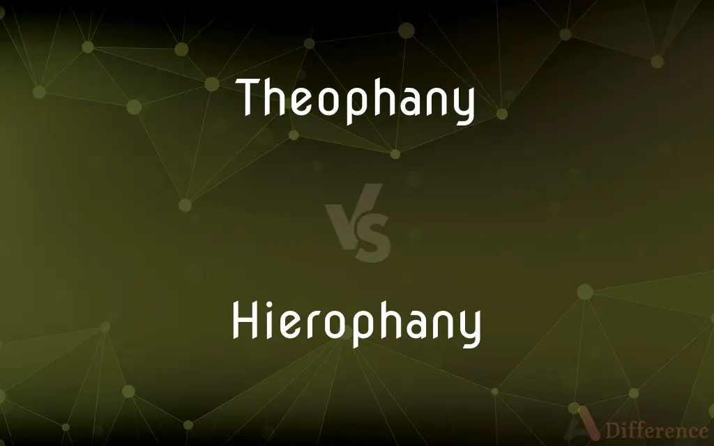 Theophany vs. Hierophany