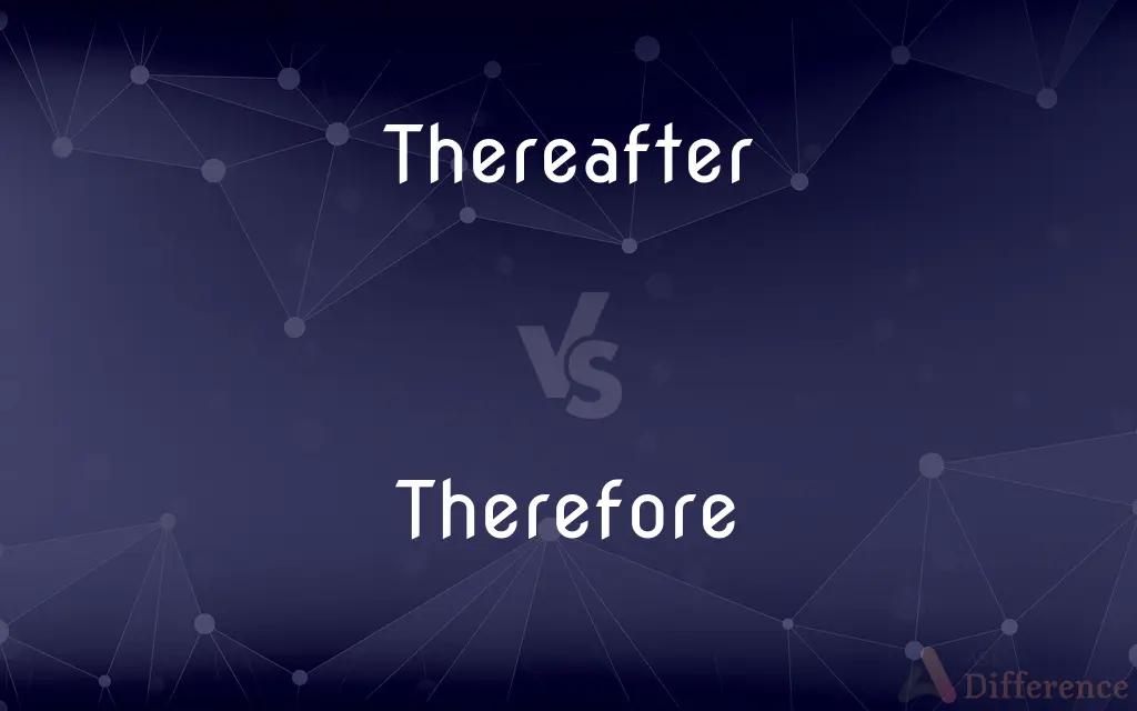 Thereafter vs. Therefore — What's the Difference?