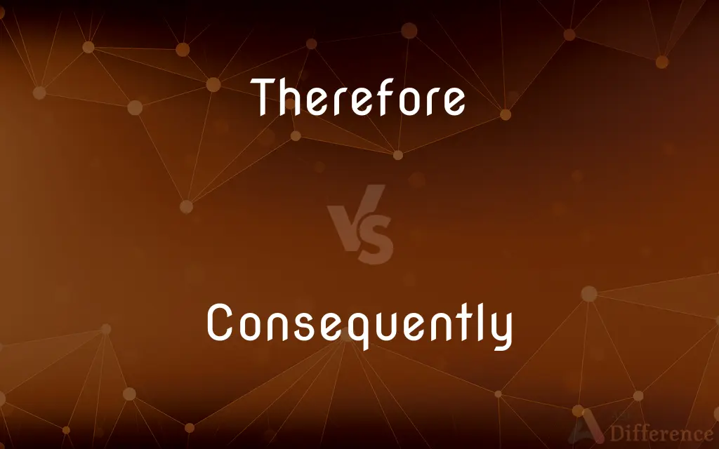 Therefore vs. Consequently — What's the Difference?