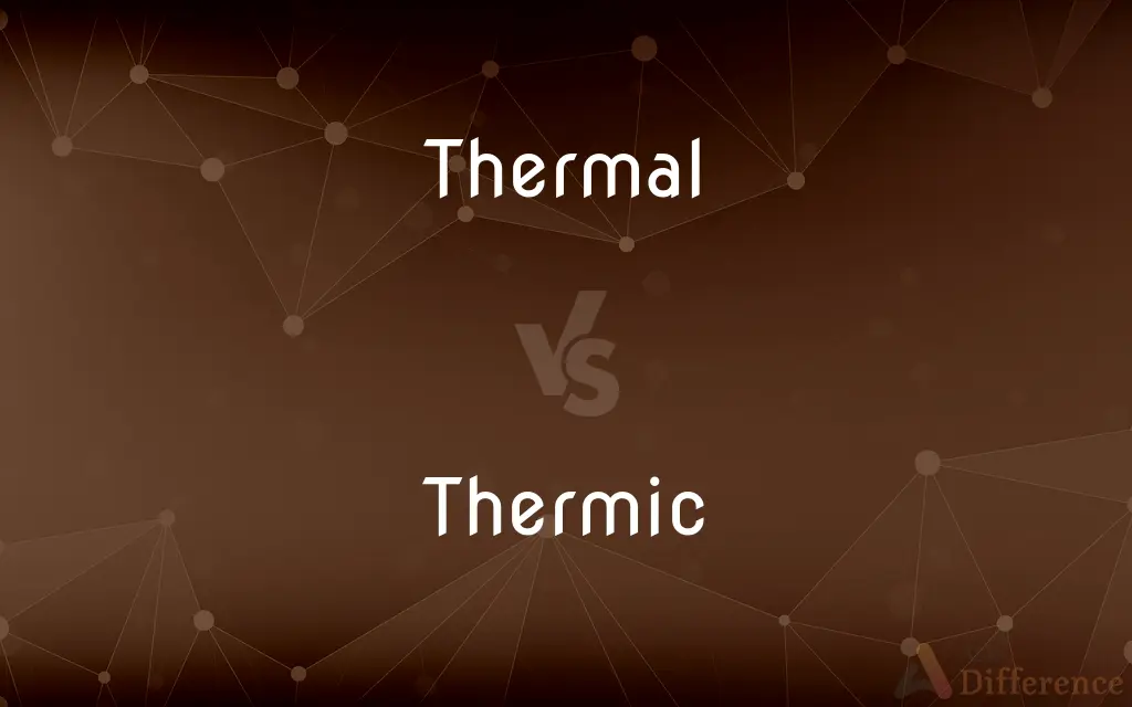 Thermal vs. Thermic — What's the Difference?