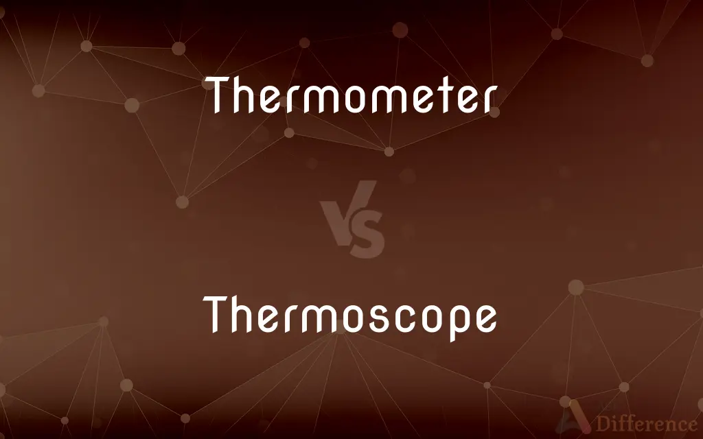 Thermometer vs. Thermoscope — What's the Difference?