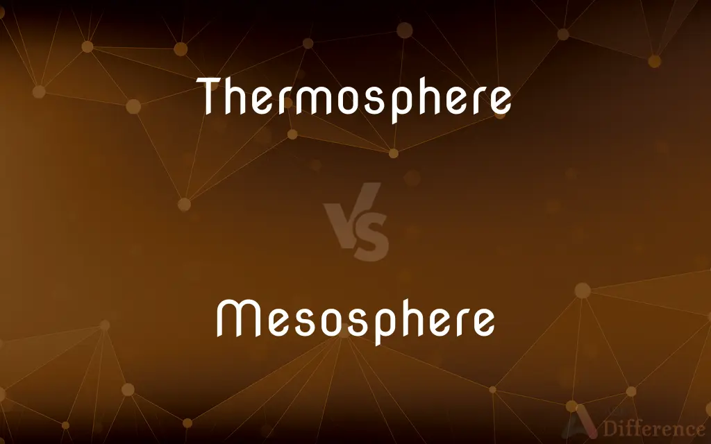 Thermosphere vs. Mesosphere — What's the Difference?
