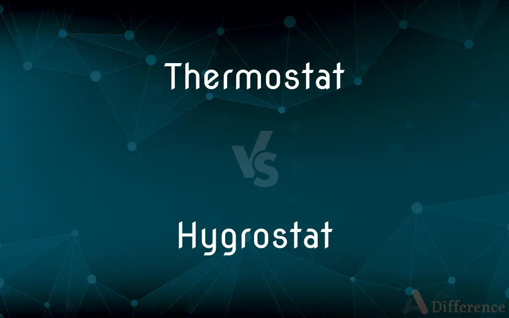 Thermostat vs. Hygrostat — What's the Difference?