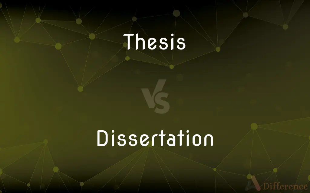 Thesis vs. Dissertation — What's the Difference?