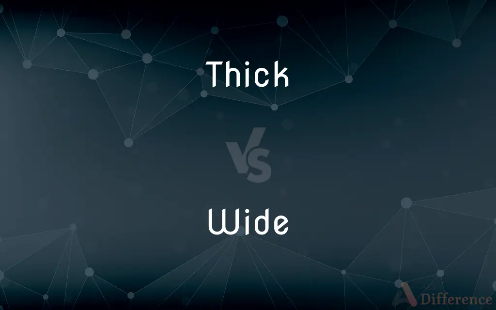 Thick vs. Wide — What's the Difference?