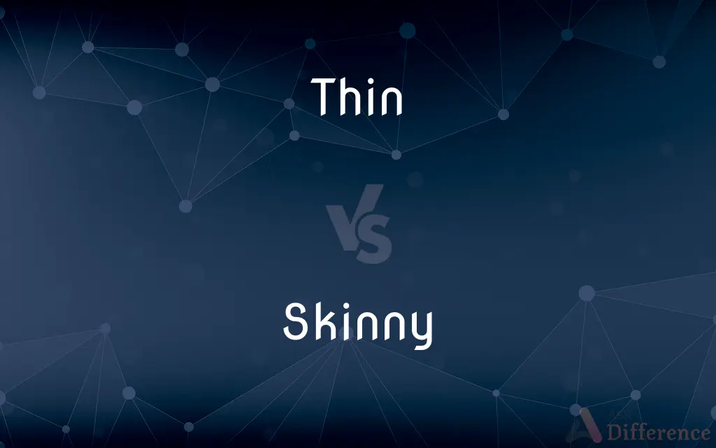 Thin vs. Skinny — What's the Difference?