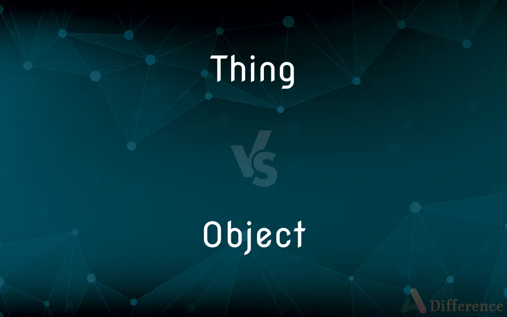Thing vs. Object — What's the Difference?
