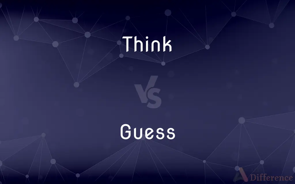 Think vs. Guess — What's the Difference?