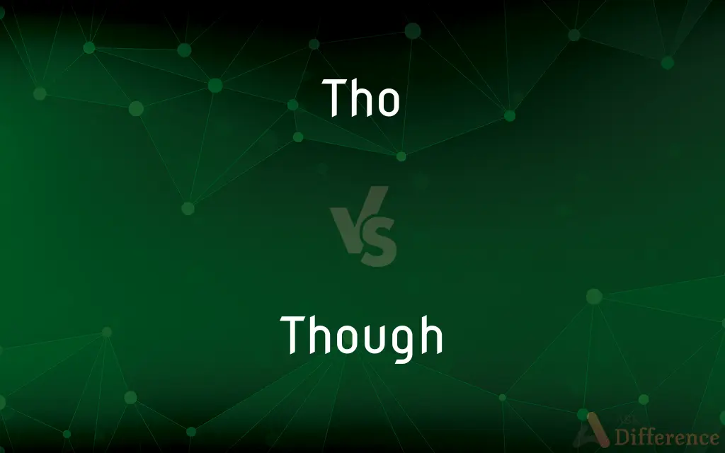 Tho vs. Though — What's the Difference?