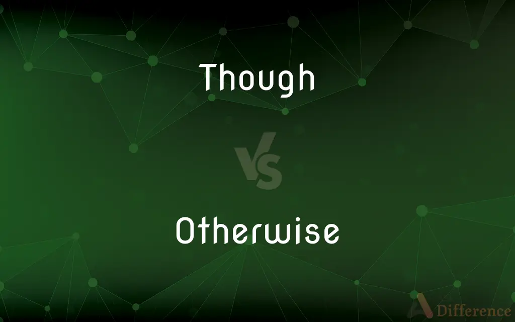 Though vs. Otherwise — What's the Difference?