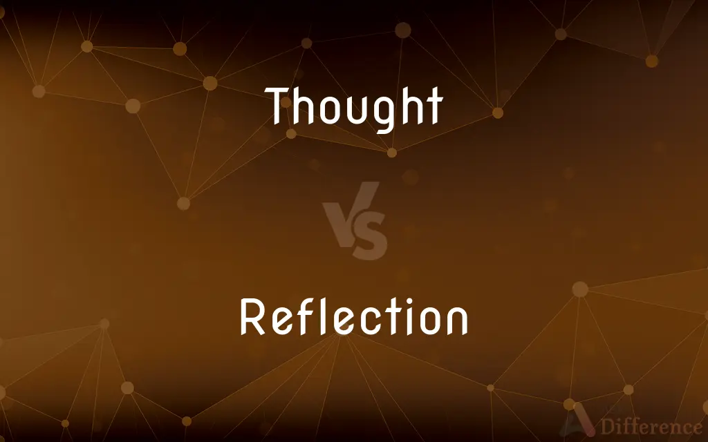 Thought vs. Reflection — What's the Difference?