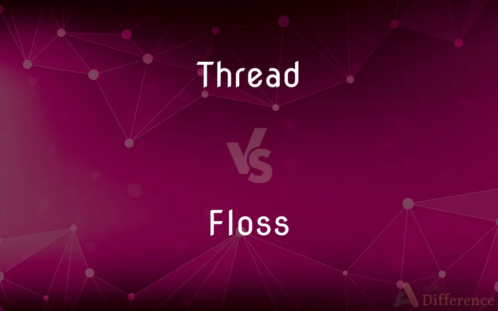 Thread vs. Floss — What's the Difference?