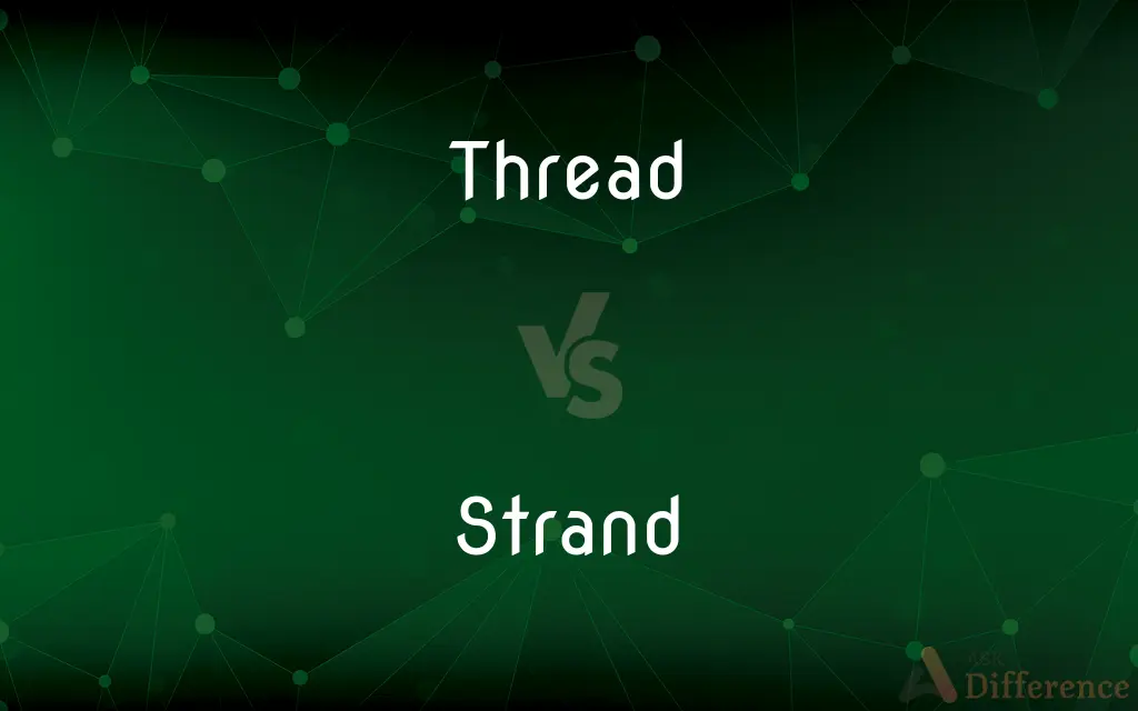 Thread vs. Strand — What's the Difference?