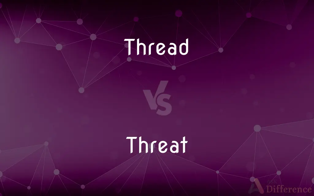 Thread vs. Threat — What's the Difference?