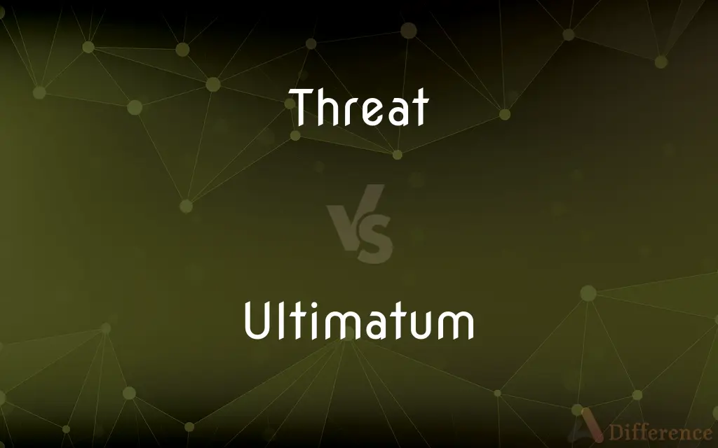 Threat vs. Ultimatum — What's the Difference?