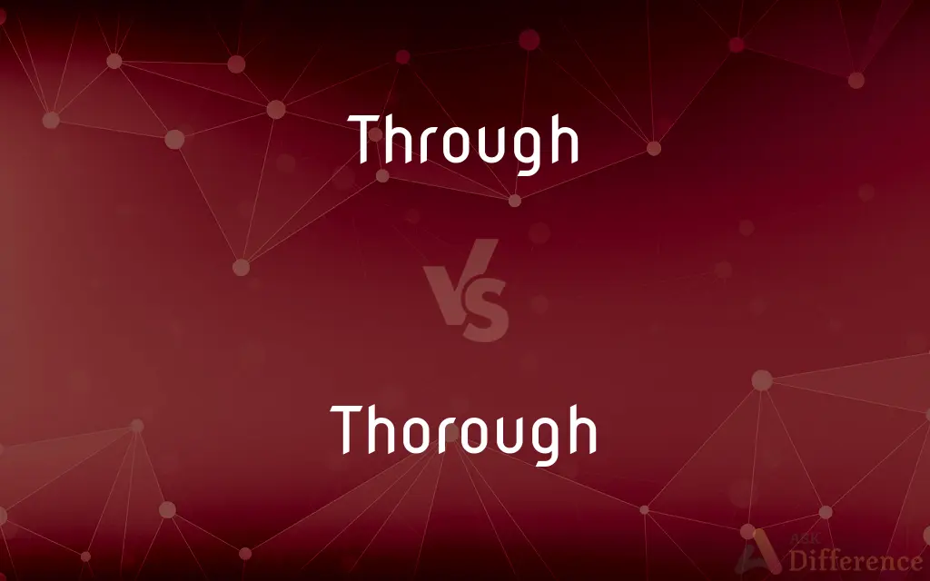 Through vs. Thorough — What's the Difference?