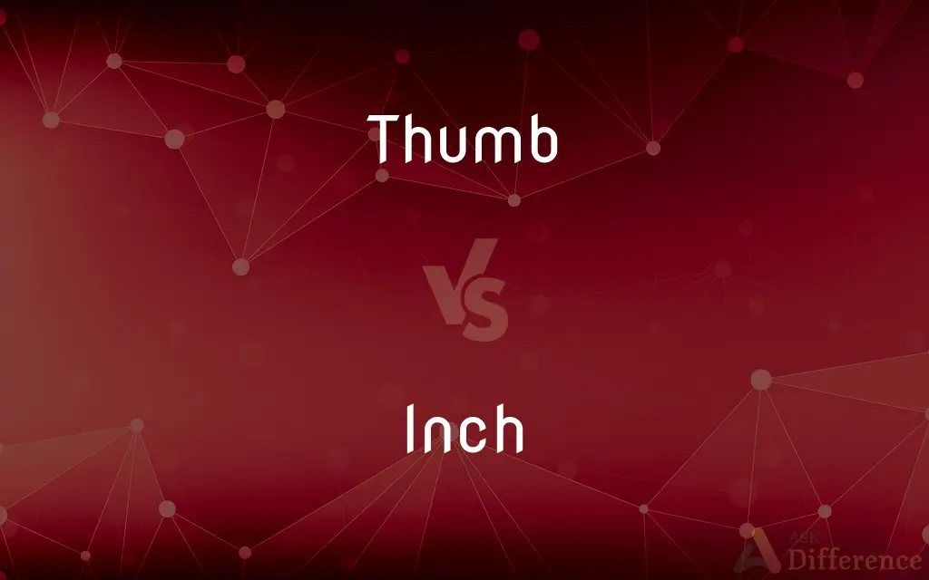 Thumb vs. Inch — What's the Difference?