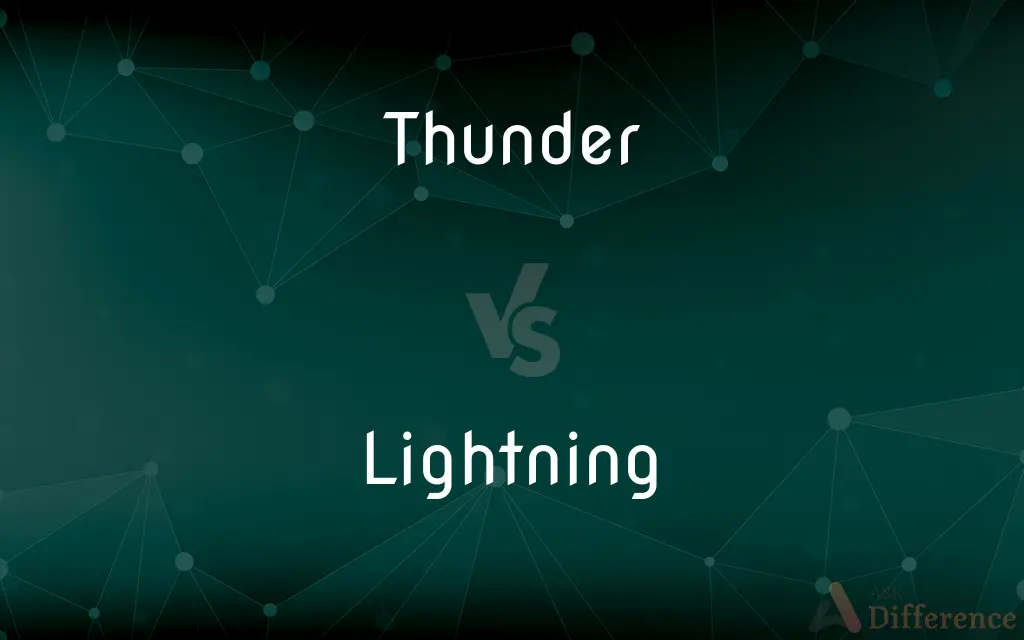 Thunder vs. Lightning — What's the Difference?